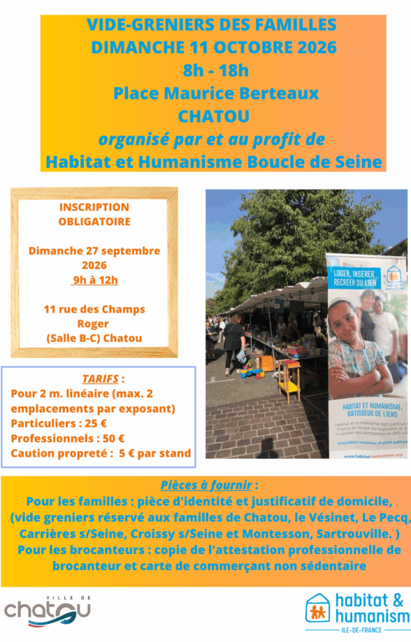 Vide-greniers des Familles de Chatou